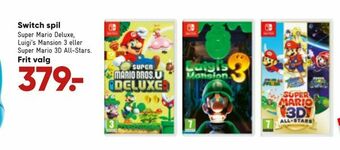 Bilka Switch spil tilbud
