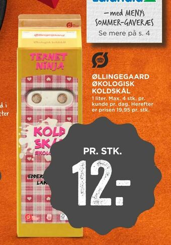 MENY Øllingegaard økologisk koldskål tilbud