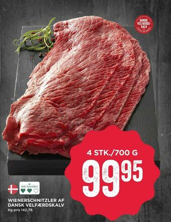 MENY Wienerschnitzler af dansk velfærdskalv tilbud