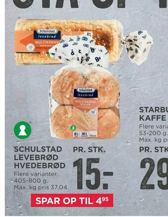 MENY Schulstad levebrød hvedebrød tilbud