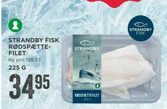 MENY Strandby fisk rødspættefilet tilbud