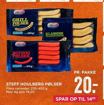 MENY Steff houlberg pølser tilbud