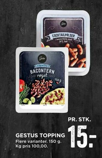 MENY Gestus topping tilbud