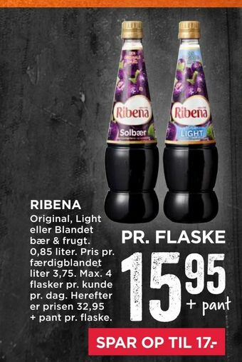 MENY Ribena tilbud