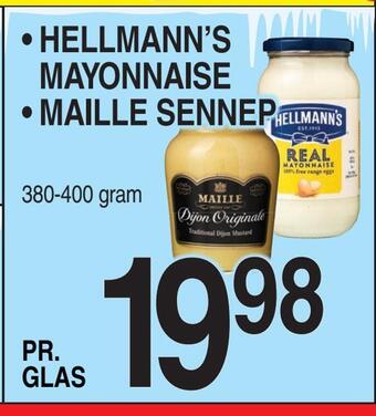 ABC Lavpris Hellmann's mayonnaise • maille sennep tilbud