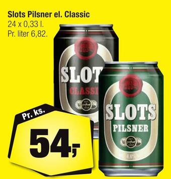 Calle Slots pilsner el. classic tilbud