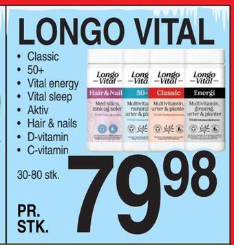 ABC Lavpris Longo vital tilbud