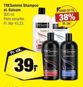 Calle Tresemmé shampoo el. balsam tilbud