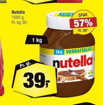 Calle Nutella tilbud