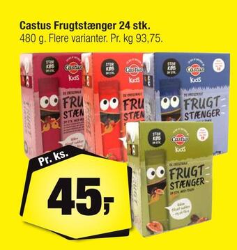 Calle Castus frugtstænger 24 stk tilbud