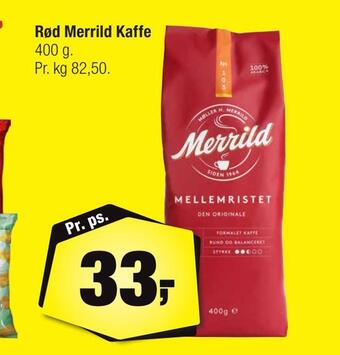 Calle Rød merrild kaffe tilbud
