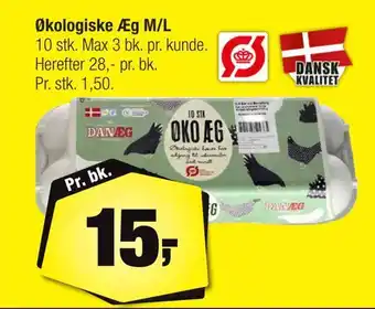 Calle Økologiske æg m/l tilbud