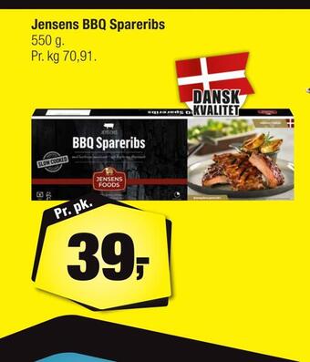 Calle Jensens bbq spareribs tilbud