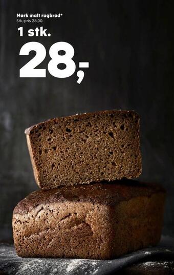 Kvickly Mørk malt rugbrød tilbud