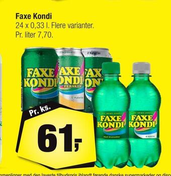 Calle Faxe kondi tilbud