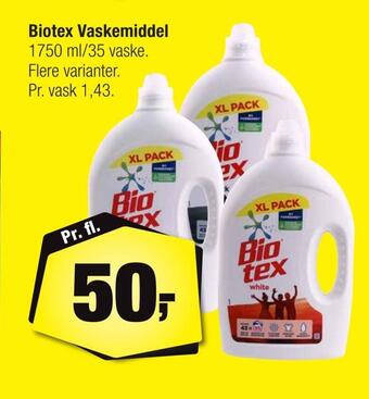 Calle Biotex vaskemiddel tilbud