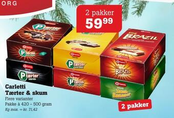 Poetzsch Padborg Carletti tærter & skum tilbud