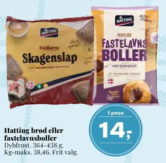 Hatting brød eller fastelavnsboller