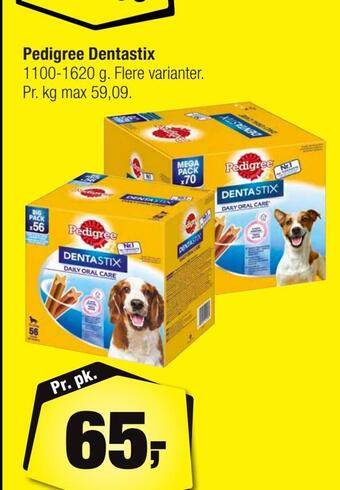 Calle Pedigree dentastix tilbud