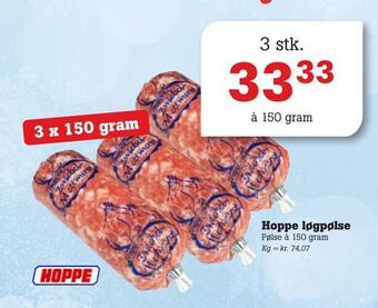 Poetzsch Padborg Hoppe løgpølse tilbud