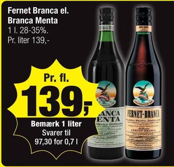 Calle Fernet branca el. branca menta tilbud