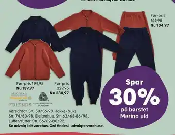 Kvickly Spar 30% på børstet merino uld tilbud