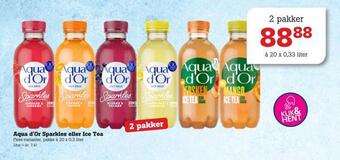 Poetzsch Padborg Aqua d'or sparkles eller ice tea tilbud