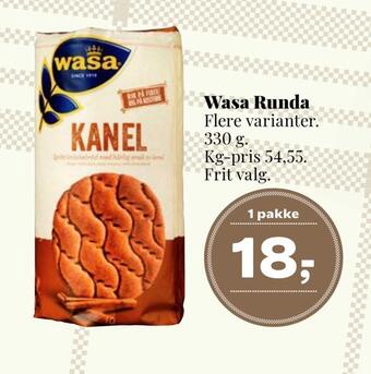Dagli'Brugsen Wasa runda tilbud