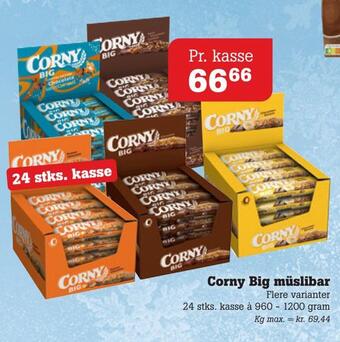 Poetzsch Padborg Corny big müslibar tilbud