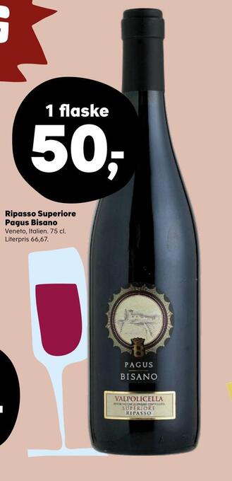 SuperBrugsen Ripasso superiore pagus bisano tilbud