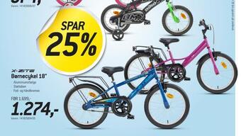 Thansen Børnecykel 18 tilbud