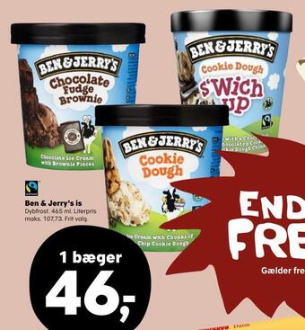 SuperBrugsen Ben & jerry's is tilbud
