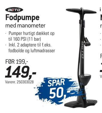 Fodpumpe