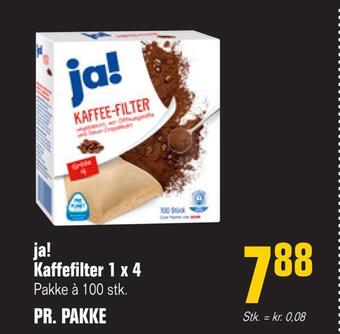 Poetzsch Padborg Ja! kaffefilter 1 x 4 tilbud