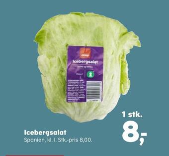 SuperBrugsen Icebergsalat tilbud
