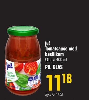 Poetzsch Padborg Ja! tomatsauce med basilikum tilbud