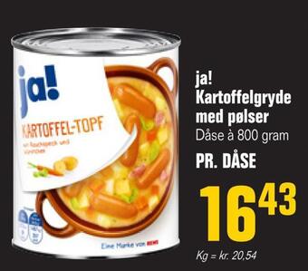 Poetzsch Padborg Ja! kartoffelgryde med pølser tilbud