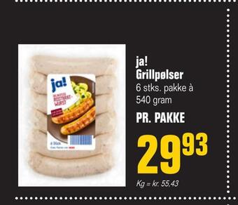 Poetzsch Padborg Ja! grillpølser tilbud