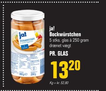 Poetzsch Padborg Ja! bockwürstchen tilbud