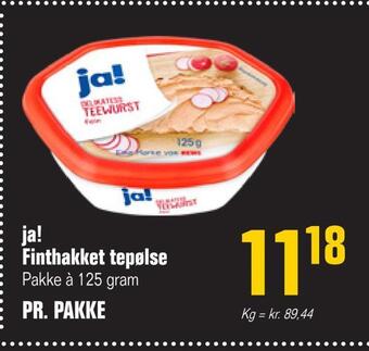 Poetzsch Padborg Ja! finthakket tepølse tilbud