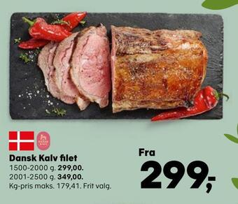 SuperBrugsen Dansk kalv filet tilbud