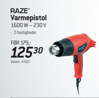 Thansen Varmepistol tilbud