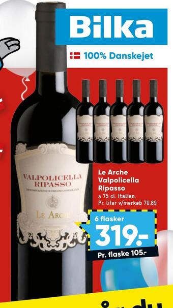 Bilka Le arche valpolicella ripasso tilbud