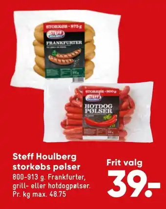 Bilka Steff houlberg storkøbs pølser tilbud