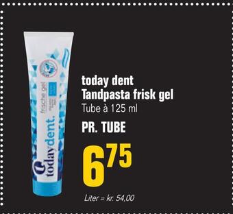Poetzsch Padborg Today dent tandpasta frisk gel tilbud