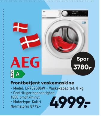 Bilka Frontbetjent vaskemaskine tilbud