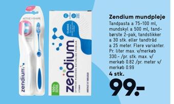 Bilka Zendium mundpleje tilbud