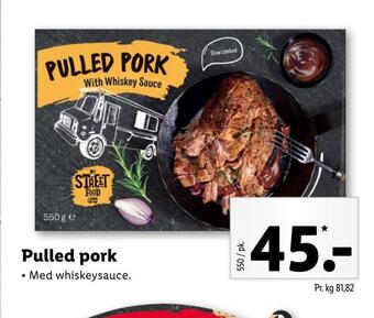 Lidl Pulled pork tilbud
