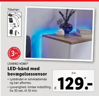 Lidl Led-bånd med bevægelsessensor tilbud