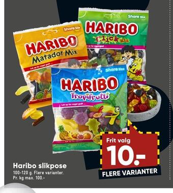 Bilka Haribo slikpose tilbud